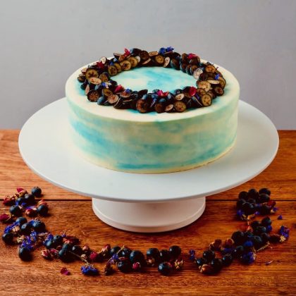 low carb blueberry yogurt cake 1