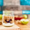 vegan apple crumble jar 5