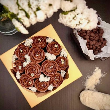 vegan bouquet nutty-lah cupcakes2