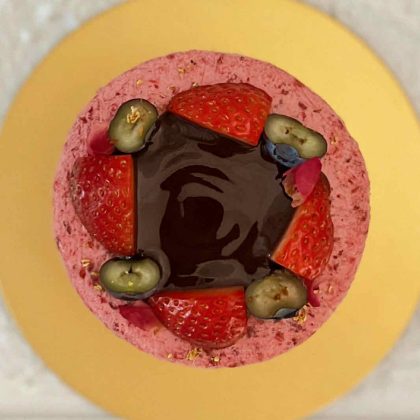 bento dark choc raspberry cake2
