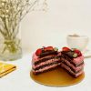 bento dark choc raspberry cake5