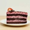 dark choc raspberry slice