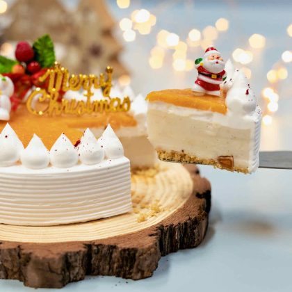 vegan christmas cheesecake 8