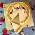 vegan pistachio mango cake 7