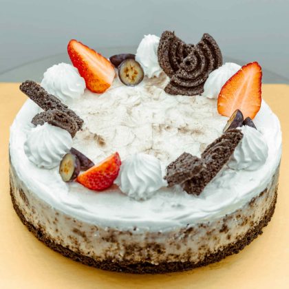 oreo inspired vegan cheesecake 1