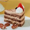 vegan chocolate pecan cake 3