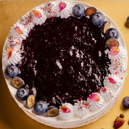 vegan blueberry coconut cake1