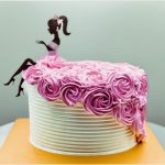 silhouette custom cake